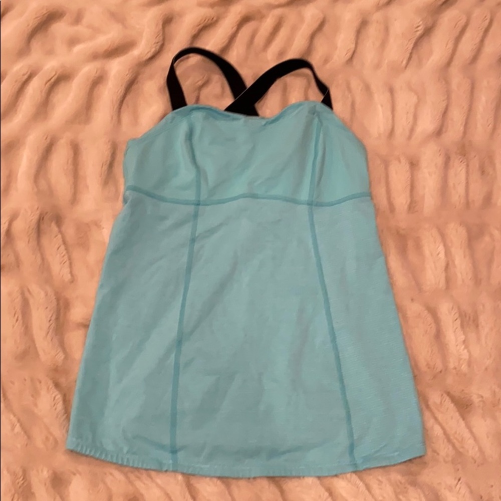 LuluLemon Turquoise Workout Tank